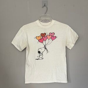 Snoopy T-Shirt with Heart Balloons